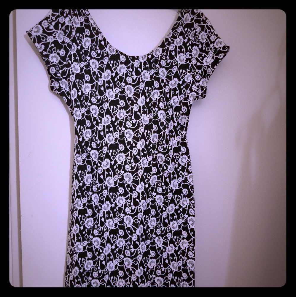Open Back Mini Dress
